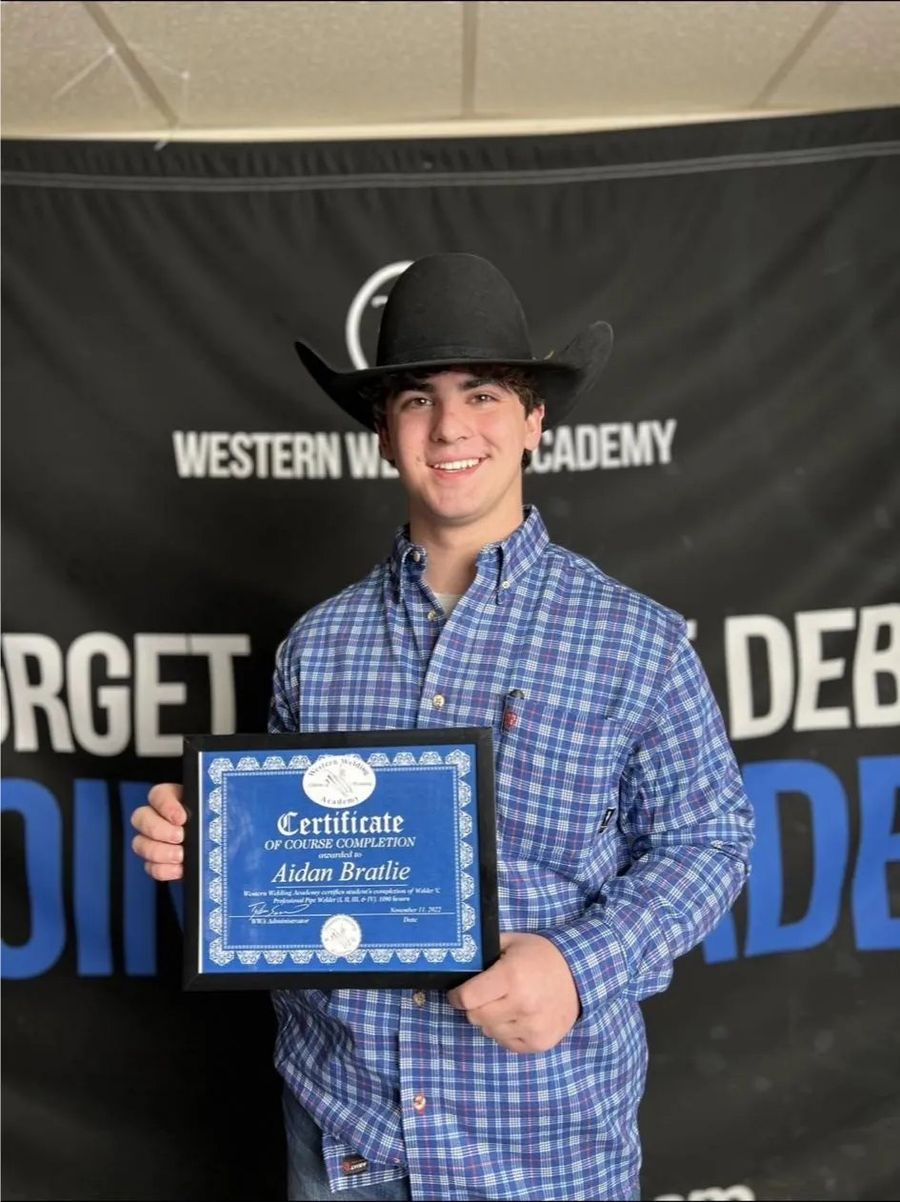 Aidan Bratlie, WWA graduate