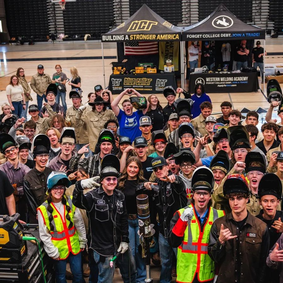 Blue Collar Tour 2026 group photo in Tucson, Arizona