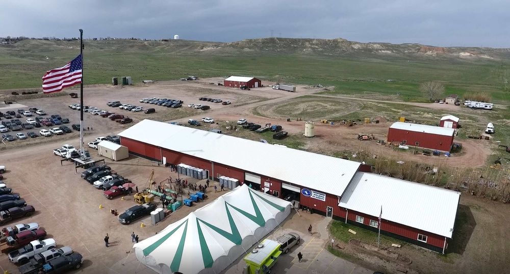 Aerial view of the Western Welding Academy campus in Gillette, Wyoming