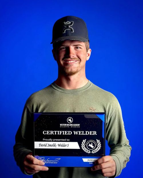 David Smolek, Western Welding Academy graduate