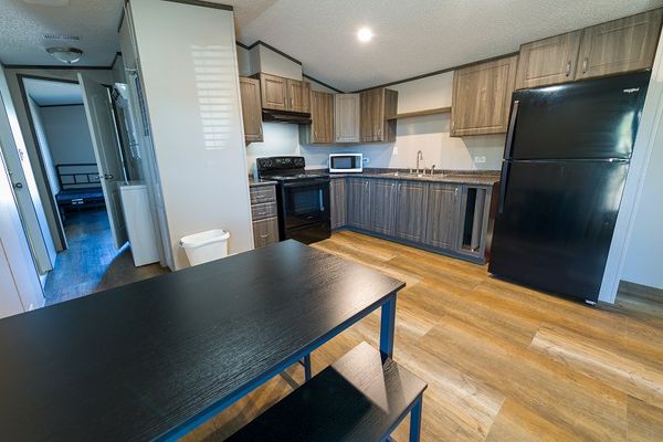 Student housing kitchen