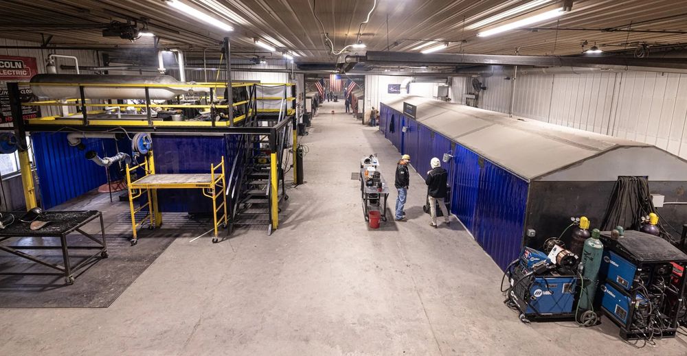 The Western Welding Academy shop floor